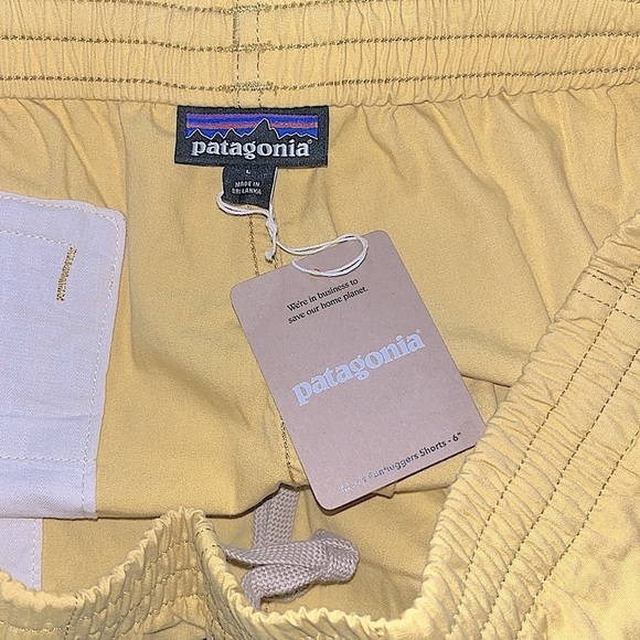 NWT Patagonia Men's Funhoggers Shorts 100% Cotton (Surfboard Yellow) Sz L $75 - Picture 4 of 6
